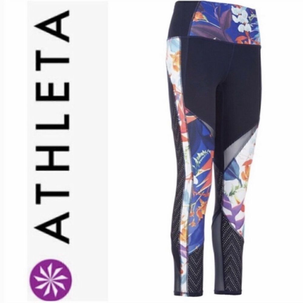 Womens Athleta Tropical Leggings 